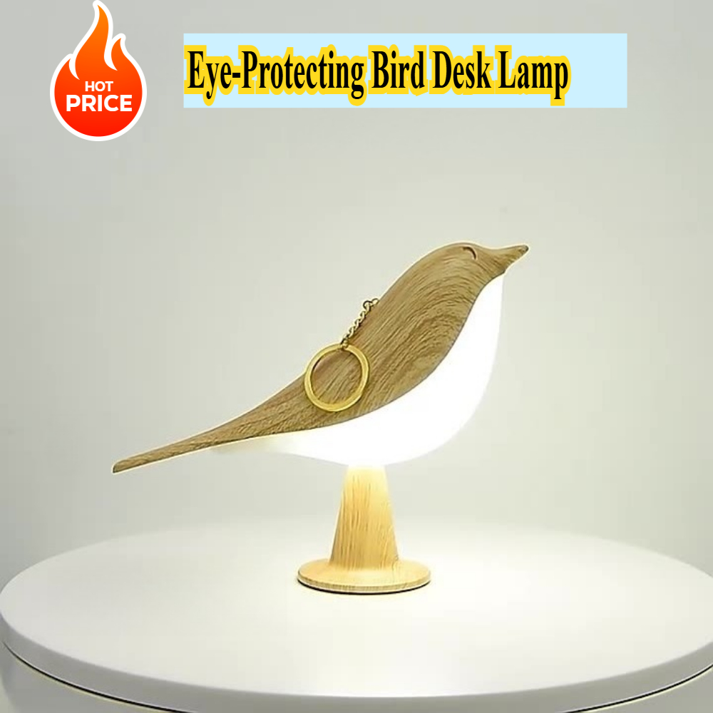 Lighting Home Decor Items - Wiederaufladbare LED-Lampe, Lampe-Design, hölzerne, vogelförmige Nachtlampe,