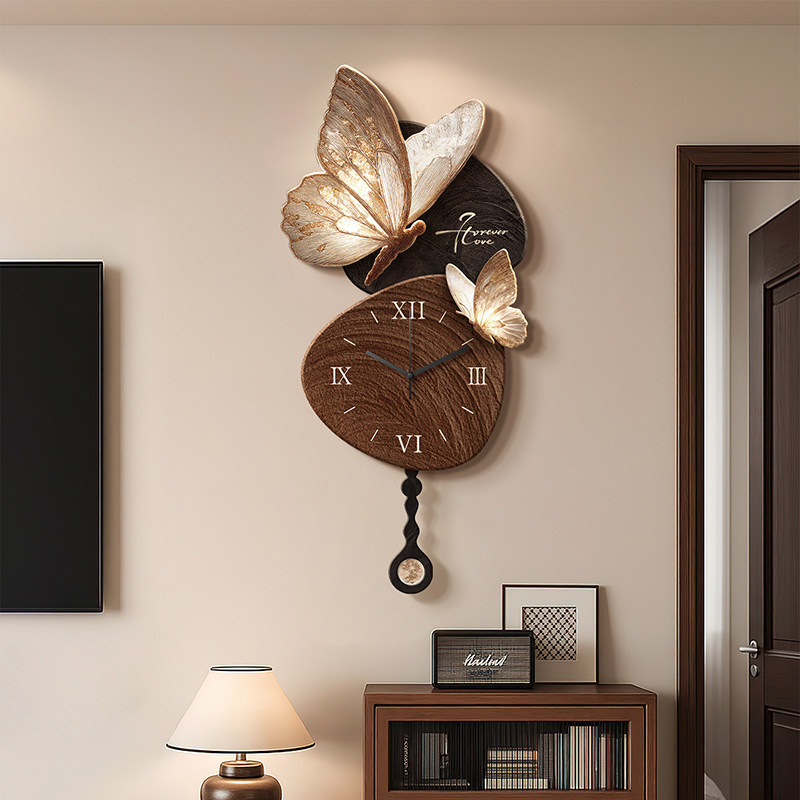 Lighting Home Decor Wall Clocks - Upgrade Nachtlicht-Wanduhr Holz Modernes Design Digitale