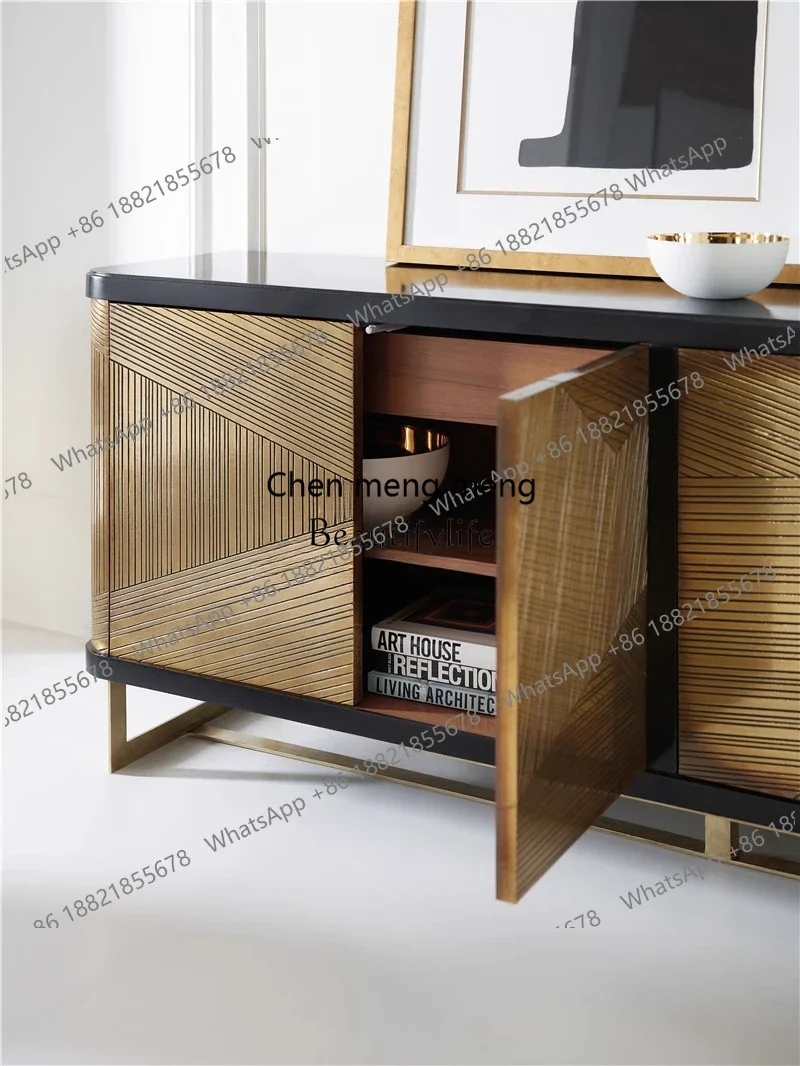 Decor Lighting Discount - TTT Discount Französischer Retro-Esszimmerschrank aus Massivholz,