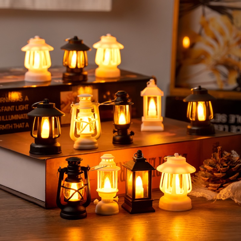 Lighting Decor For House - 6cmMini Led Retro Glowing Pony Laterne