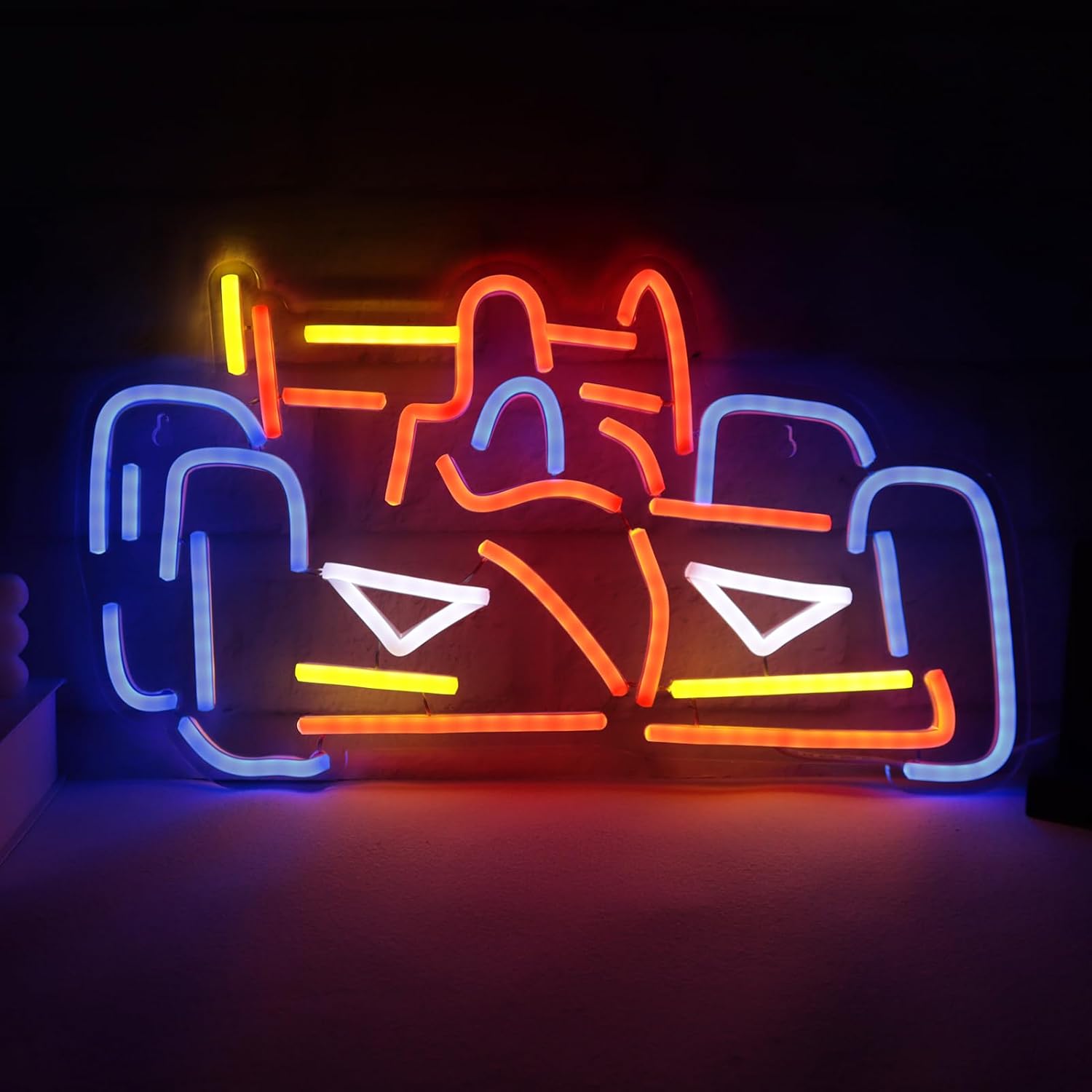 Decor Kart Lighting - Formelautos Leuchtreklamen Go Kart Neonlichtschild Rennwagen