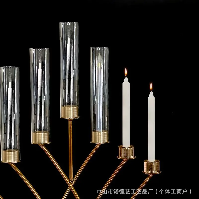 Lighting Decor Wedding - TQH7.3 Moderner, schlichter, luxuriöser Kerzenständer für