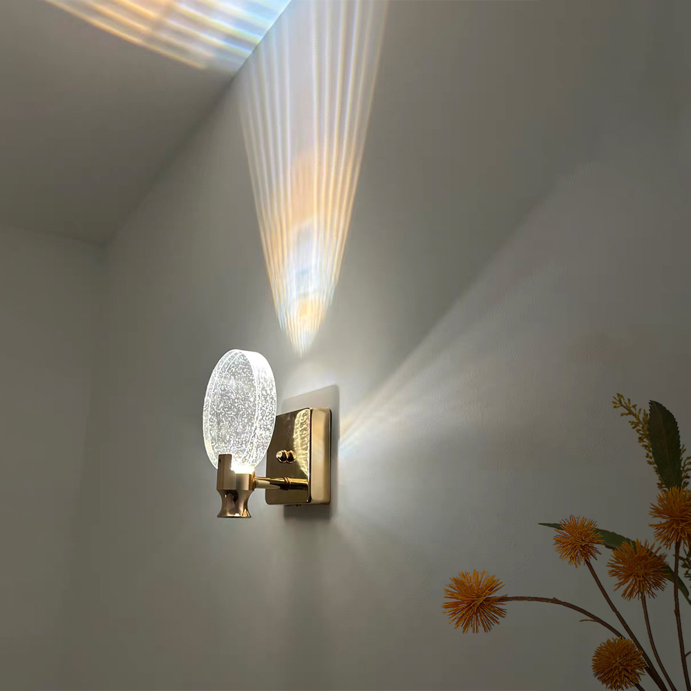 Moderne Kristall Innen LED Wan – Lighting Home Decor Items Bewertung und Preis