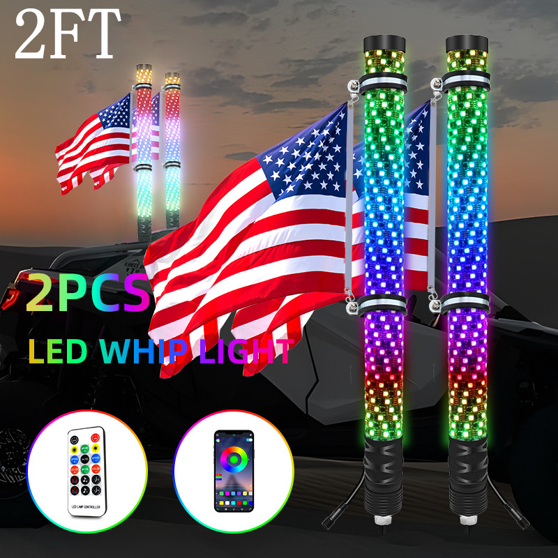 2ft RGB Fahnenmast Licht LED P – Decor Kart Lighting Bewertung und Preis