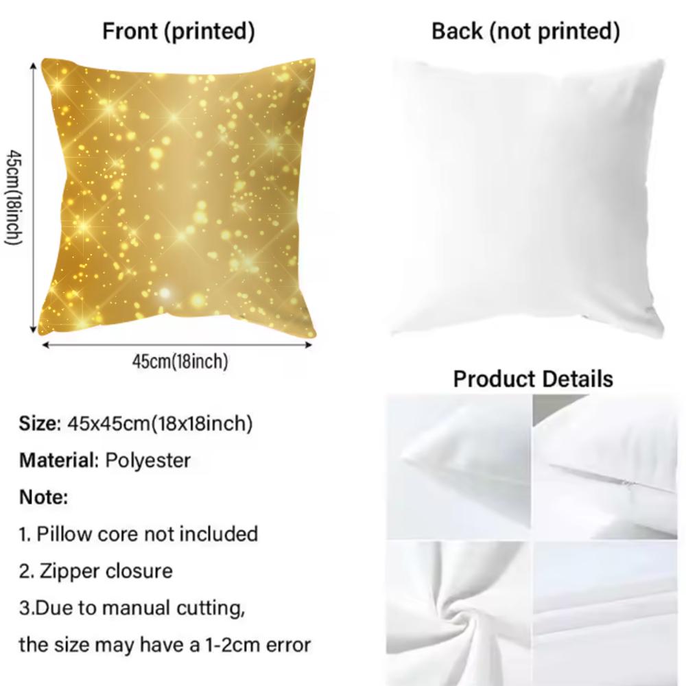 Goldener Kissenbezug mit feine – Lighting Decor And Beyond Bewertung und Preis