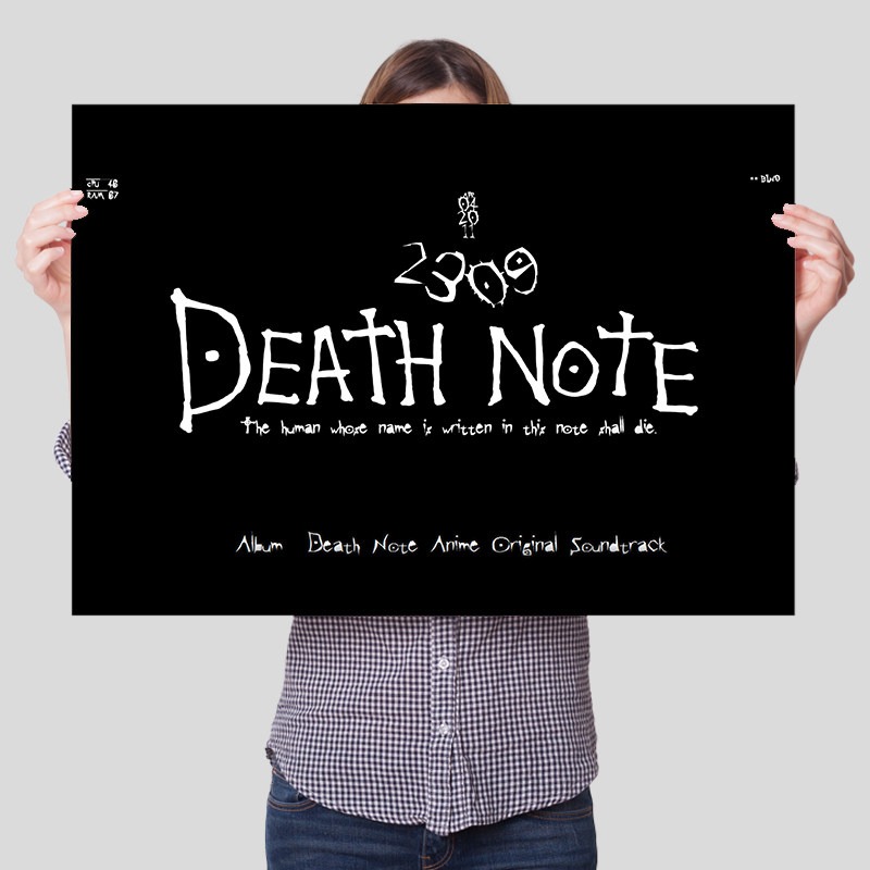 Death Note Ungerahmter Leinwan – Lighting Home Decor Items Bewertung und Preis