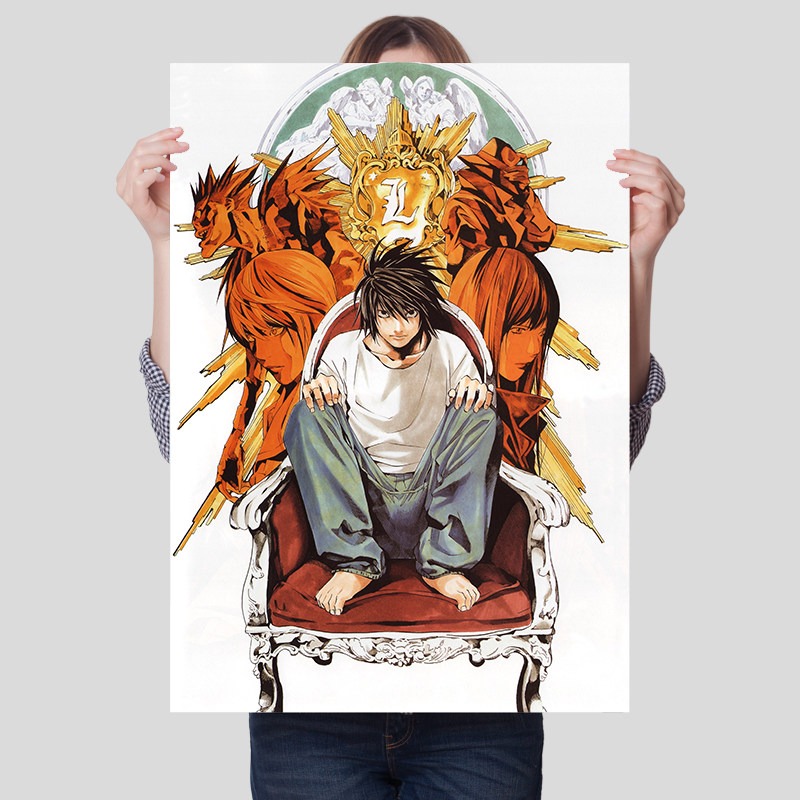 Death Note Ungerahmter Leinwan – Lighting Home Decor Items Bewertung und Preis
