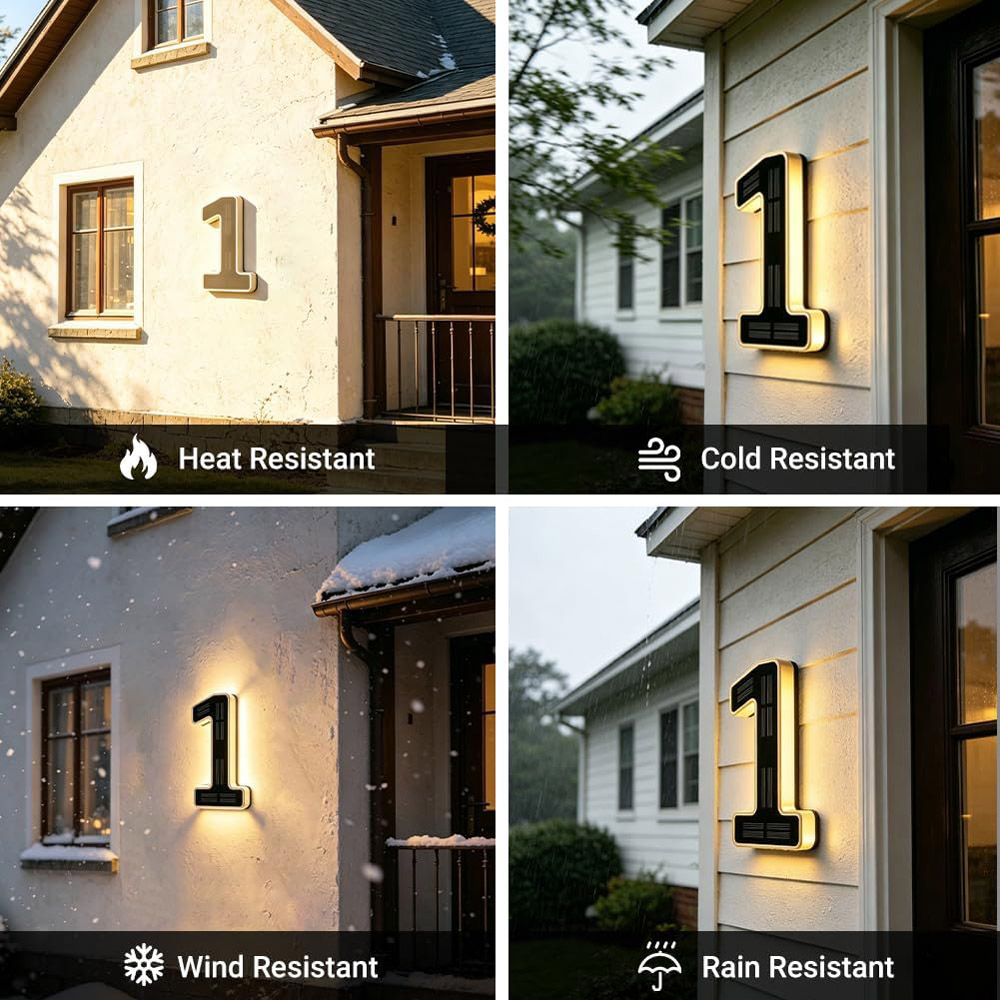 12 cm Solar-Hausnummernleuchte – Lighting Decor For House Bewertung und Preis