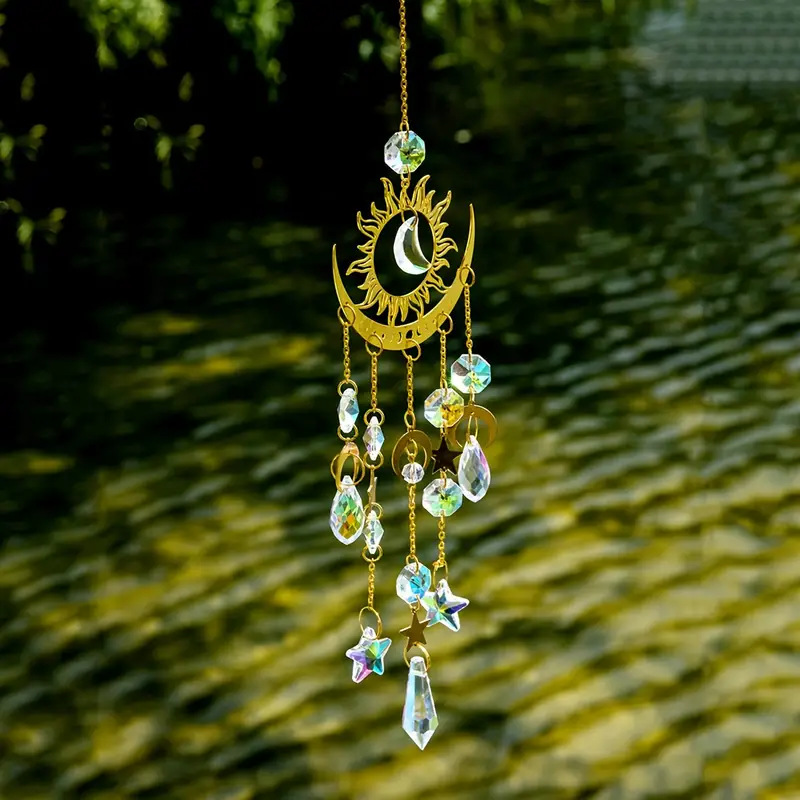 1 Stück Goldener Stern und Mon – Outdoor Lighting Wedding Decor Bewertung und Preis