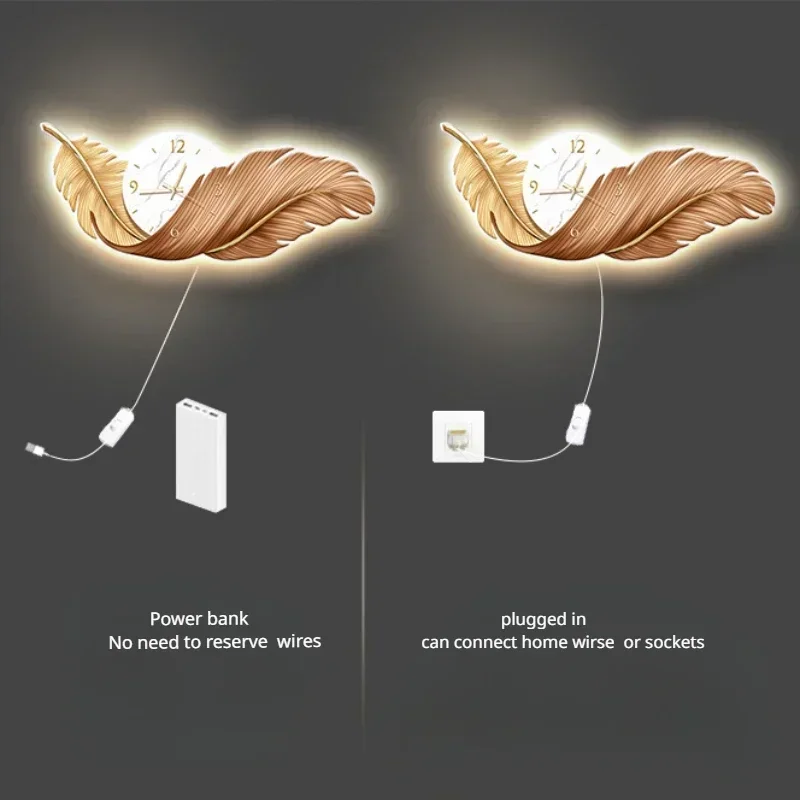 Kunst-Uhren LED-Wanduhr Luxuri – Lighting Home Decor Wall Clocks Bewertung und Preis