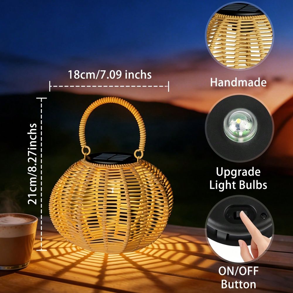 Rattan-Solar-Ambientelampe für – Outdoor Lighting Wedding Decor Bewertung und Preis