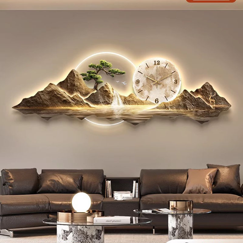 Wohnzimmer-Wanduhren Kunst-Wan – Lighting Home Decor Wall Clocks Bewertung und Preis